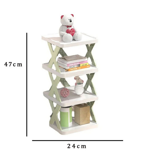 4 LAYER SHOES STAND, SHOE TOWER RACK SUIT FOR SMALL SPACES,
