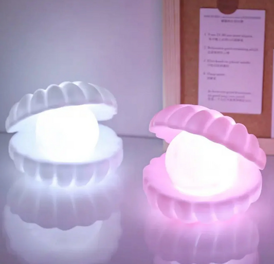 Pearl shell night lamp