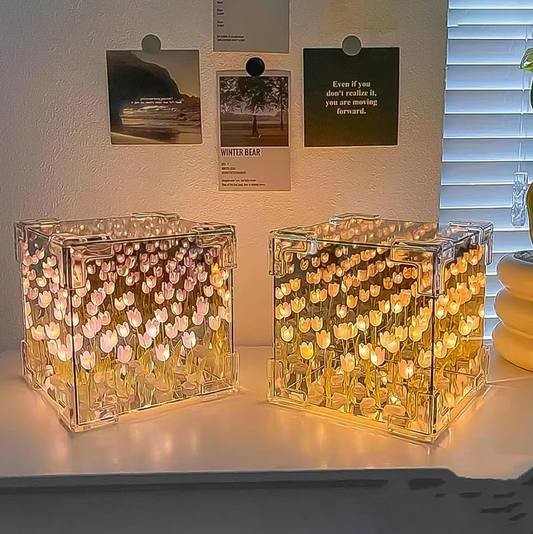 Cube Tulip Night Lamp
