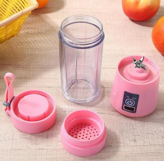 Multi-Purpose Portable USB Electric Juicer 6-Blades, Protein Shaker, Blender Mixer Cup