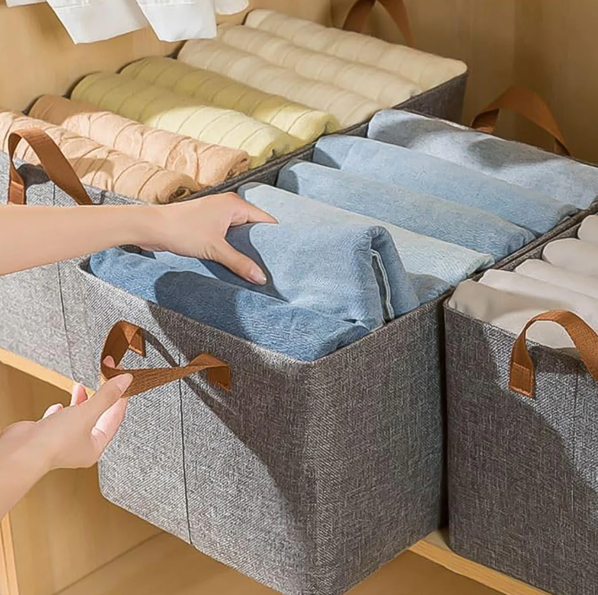 Cloth storage baskets (1pcs)
