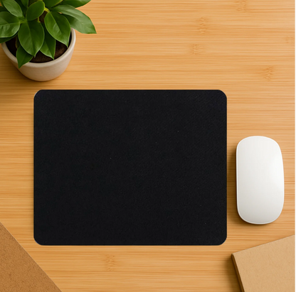 All black mouse pad for hostel students
