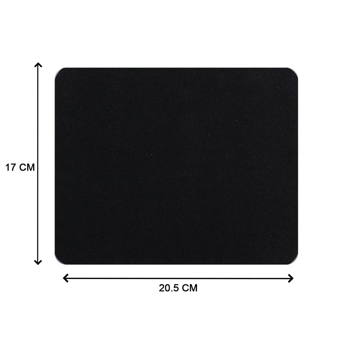 All black mouse pad for hostel students