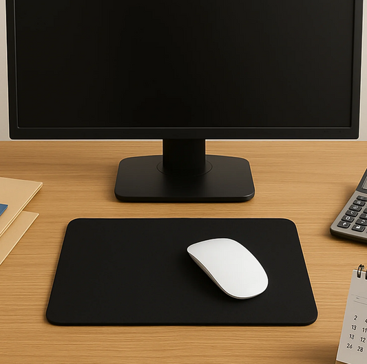All black mouse pad for hostel students