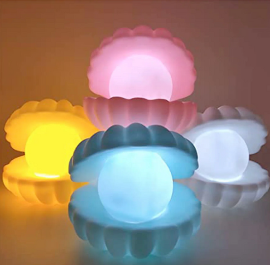 Pearl shell night lamp