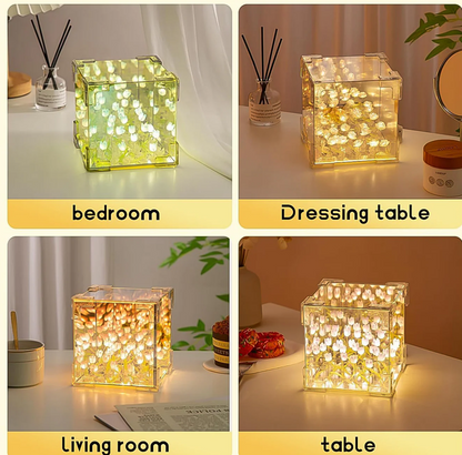 Cube Tulip Night Lamp