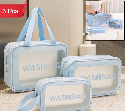 Cosmetic pouch Pink , Blue Washbag