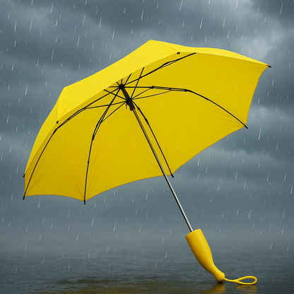 Stylish Banana Shaped Mini Foldable Umbrella