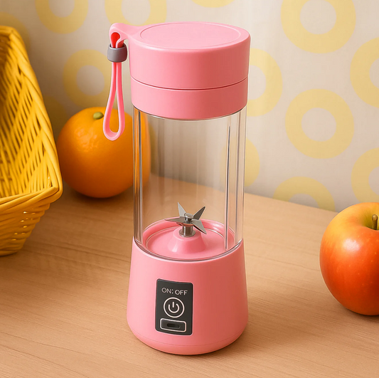 Multi-Purpose Portable USB Electric Juicer 6-Blades, Protein Shaker, Blender Mixer Cup