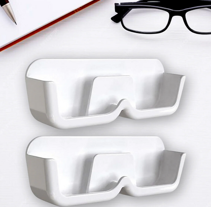 Wall Mount Sunglass Organizer | Double Sided Adhesive Sticker (2 Pcs Set)