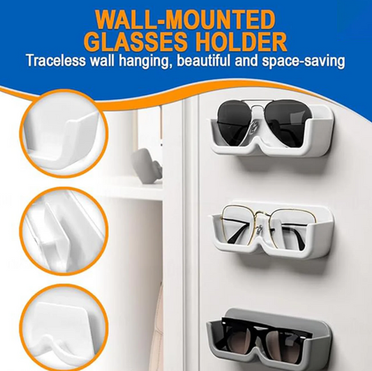 Wall Mount Sunglass Organizer | Double Sided Adhesive Sticker (2 Pcs Set)