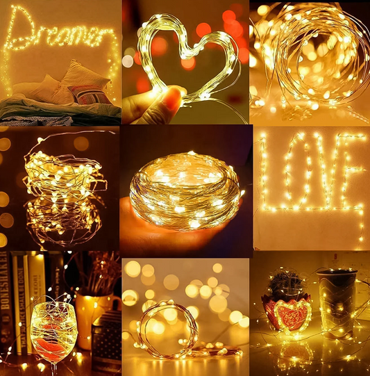 LED Flexible Wire Waterproof Lights for Party (2AA Battery Operated, Battery not included)